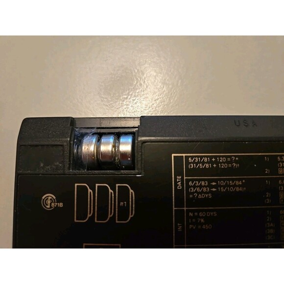 Vintage Hewlett Packard HP 12C Financial Calculator Pre Owned, Classic Office - Picture 3 of 4